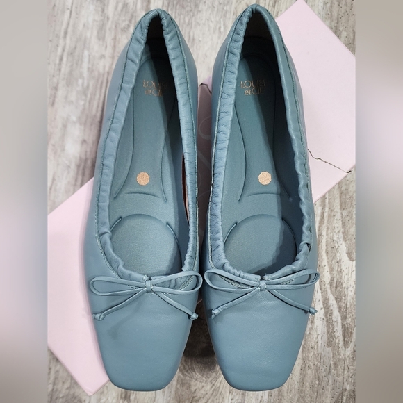 Louise Et Cie Lo-Ariell Ballet Flat Artic Mist Sienna Silk Women's Size 6 M - Picture 3 of 7